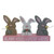 Floppy Bunny Trio w/tulips