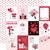 Valentine's Day: 3x4 Journaling Cards Scrapbook Paper