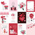 Valentine's Day: 3x4 Journaling Cards Scrapbook Paper