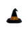 chunky pointed witch hat w/star
