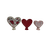 Medium heart w/overlay and egg cup