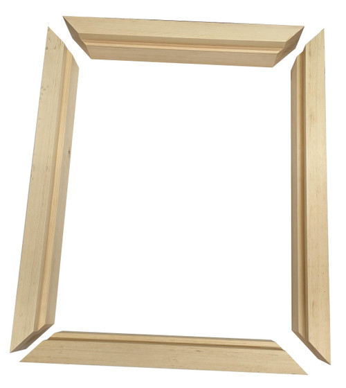 Flat Pack Unglazed DKM Fixed Frame Timber Window System