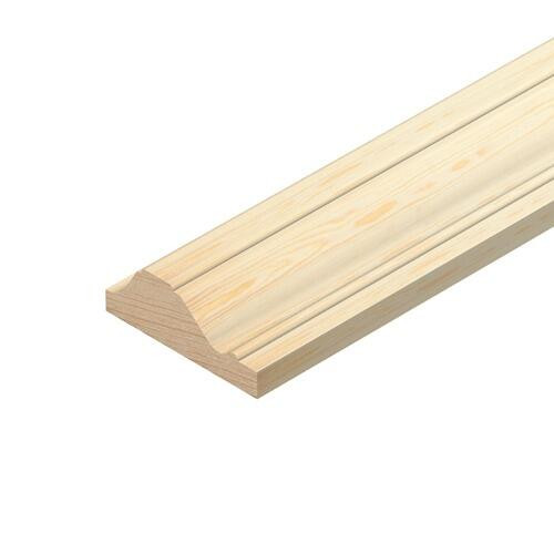 12mm x 33mm x 2400mm - Pine Cover Mould