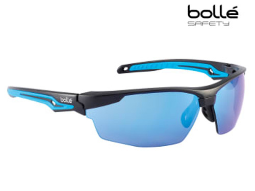 Bolle Safety (TRYOFLASH) TRYON Safety Glasses - Blue Flash