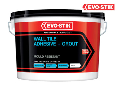 EVO-STIK (30812624) Mould Resistant Wall Tile Adhesive & Grout 5 litre