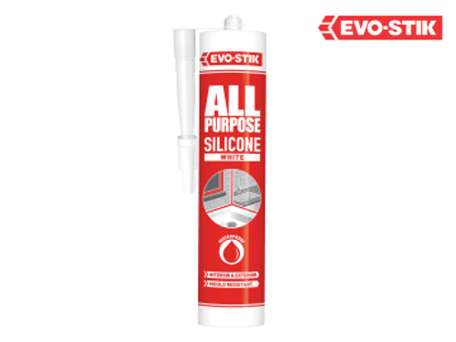 EVO-STIK (30613608) 112902 All Purpose Flex Silicone Sealant White C20