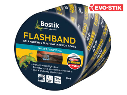 EVO-STIK (30812185) Flashband Roll Grey 50mm x 10m