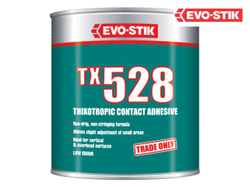 EVO-STIK (30603375) TX528 Thixotropic Contact Adhesive 1 Litre