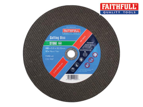 Faithfull (FAI3003522S) Stone Cut Off Disc 300 x 3.5 x 22.23mm