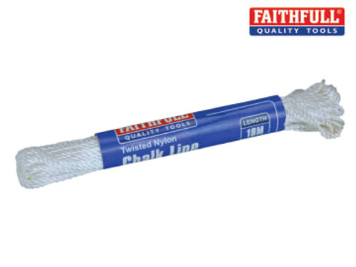 Faithfull (FAI302) 302 Twisted Nylon Chalk Line 18m (Box 12)