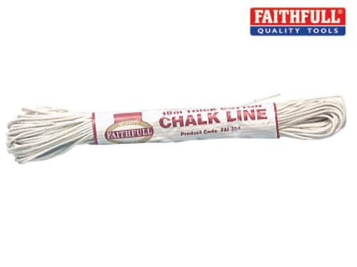 Faithfull (FAI304) 304 Thick Cotton Chalk Line 18m (Box 12)