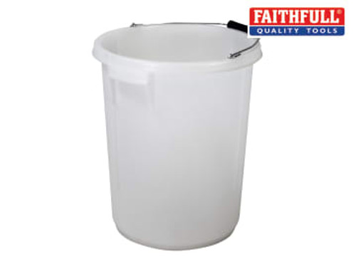 Faithfull (FAI5GBUCKET) Mixing Bucket 25 litre (5 gallon) - White