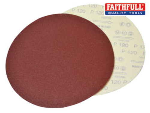 Faithfull (FAIADRYDISC) Plain Dry Wall Sanding Disc 225mm Assorted (Pack 10)