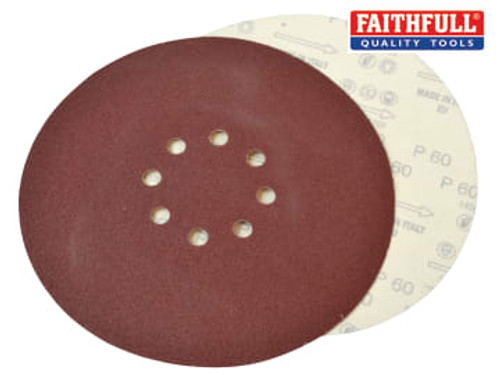 Faithfull (FAIADRYDISCV) Dry Wall Sanding Disc for Vitrex Machines 225mm Assorted (Pack 10)