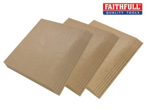 Faithfull (FAIAGPP15A) Glasspaper Sanding Sheets 230 x 280mm Assorted (15)