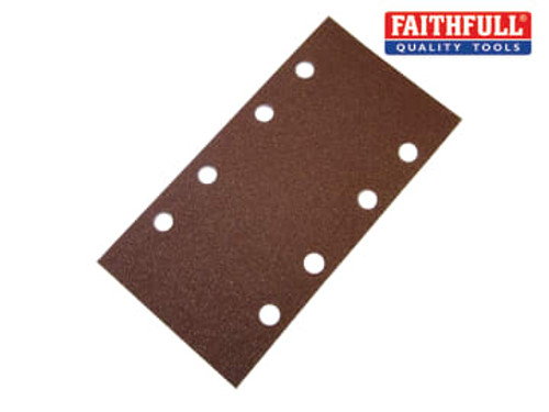 Faithfull (FAIAOTSBOSHL) 1/3 Sanding Sheet Bosch Hook & Loop Assorted (Pack 5)