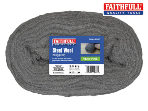 Faithfull (FAIASW12VF) Steel Wool Very Fine 200g