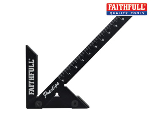Faithfull (FAICSQ10CNC) Prestige Centre Finder Gauge Black Aluminium 100mm