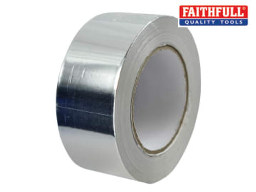 Faithfull (FAITAPEALU50) Aluminium Foil Tape 50mm x 45.7m