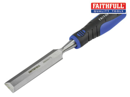 Faithfull (FAIWCSG25) Soft Grip Bevel Edge Chisel 25mm (1in)
