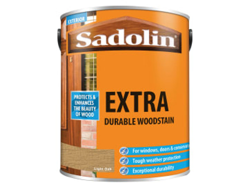 Sadolin (5013002) Extra Durable Woodstain Light Oak 5 litre