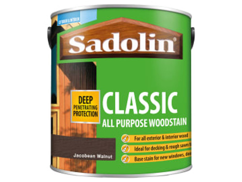 Sadolin (5028466) Classic Wood Protection Jacobean Walnut 2.5 litre