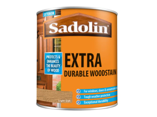 Sadolin (5028574) Extra Durable Woodstain Light Oak 1 litre