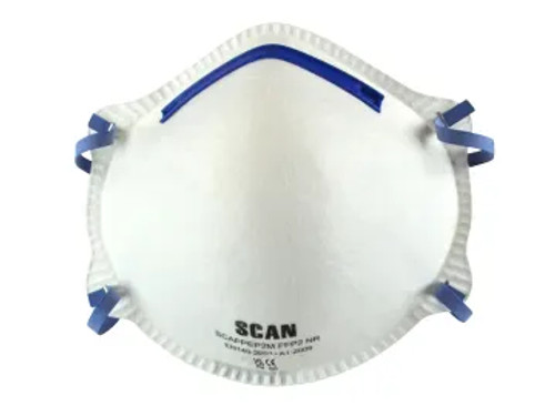 Scan (DTC3M-20) Moulded Disposable Mask FFP2 Protection (Pack 20)