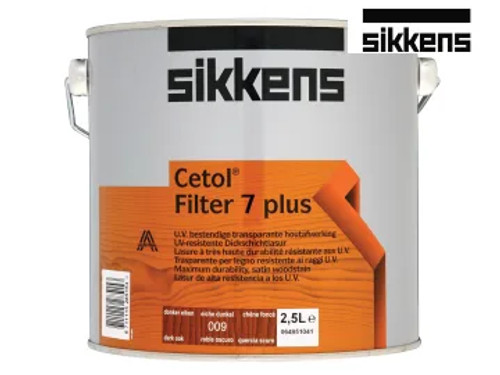 Sikkens (5085907) Cetol Filter 7 Plus Translucent Woodstain Dark Oak 2.5 litre