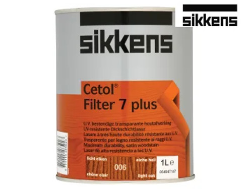 Sikkens (5085900) Cetol Filter 7 Plus Translucent Woodstain Light Oak 1 litre