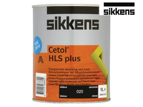 Sikkens (5085945) Cetol HLS Plus Translucent Woodstain Ebony 1 litre