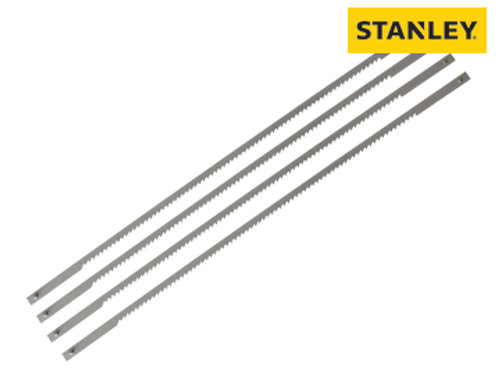 STANLEY (0-15-061) Coping Saw Blades 165mm (6.1/2in) 14 TPI (Card 4)