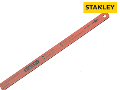 STANLEY (0-15-906) High Speed Steel Molybdenum Hacksaw Blades 300mm (12in) x 24 TPI Pack 2