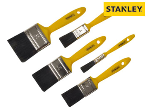 STANLEY (STPPYS5Z) Hobby Paint Brush Set of 5 12 25 37 50 & 62mm