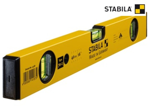 Stabila (14187) 70-2-40 Double Plumb Spirit Level 3 Vial 40cm