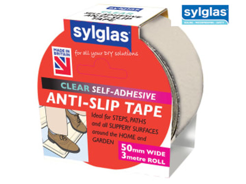 Sylglas (8620042) Anti-Slip Tape 50mm x 3m Clear