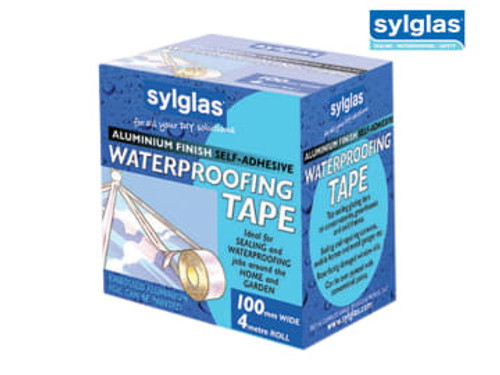 Sylglas (8620020) Aluminium Finish Waterproofing Tape 50mm x 4m