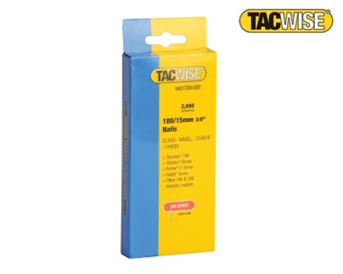 Tacwise (0359) 180 18 Gauge 15mm Nails (Pack 2000)