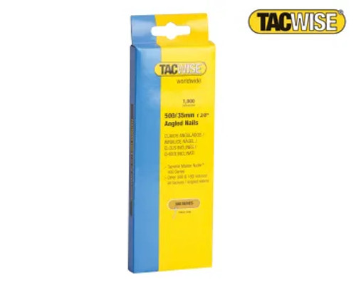 Tacwise (0482) 500 18 Gauge 35mm Angled Nails (Pack 1000)