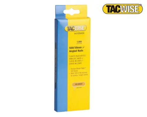 Tacwise (0485) 500 18 Gauge 50mm Angled Nails (Pack 1000)