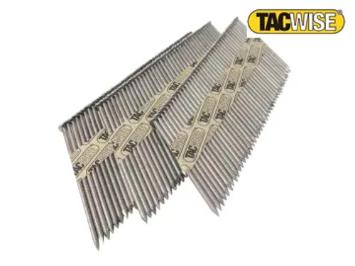 Tacwise (1123) 34° Extra Galvanised Framing Ring Shank Nails Type 3.1/90mm (2200)