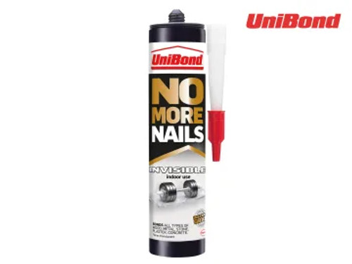 UniBond (2729882) No More Nails Invisible Grab Adhesive Cartridge 285g