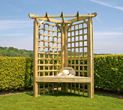 Hutton Triangular Corner Arbour