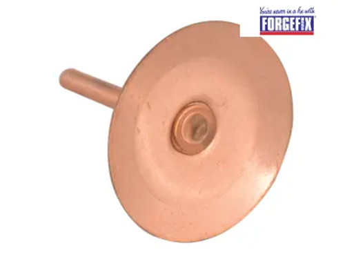ForgeFix (100DISCRIVC) Copper Disc Rivets 20 x 20 x 1.5mm (Bag 100)