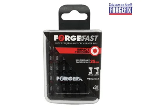 ForgeFix (FFBITSETT3125) ForgeFast TORX Impact Bit Set, 31 Piece