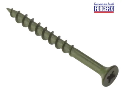 ForgeFix Decking Screw Pozi ST - Green Anti-Corrosion