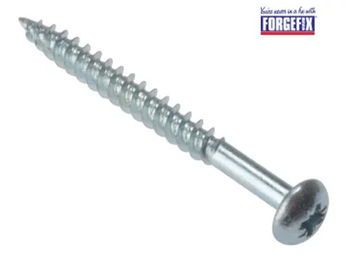 ForgeFix General Purpose Pozi Screw Round Head TT ZP