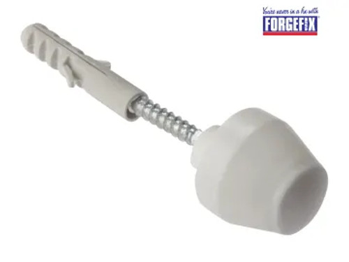 ForgeFix Sanitary Ware Fixing White Cap - 1 Pair