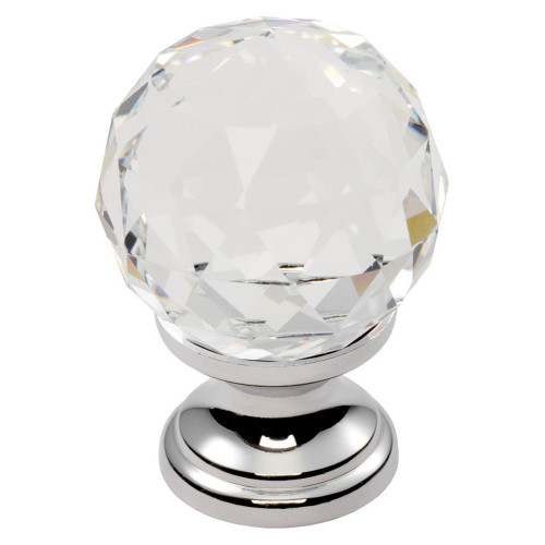 Carlisle Brass Clear Faceted Knob