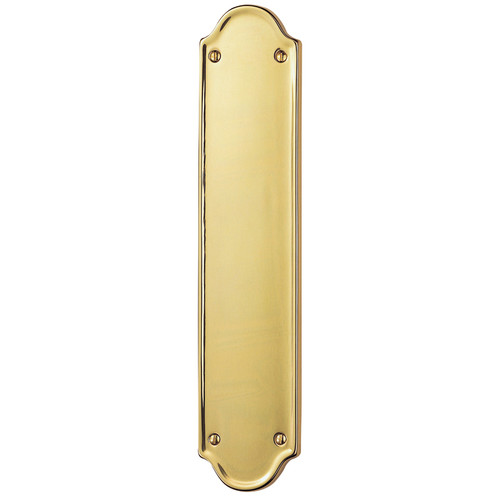 Carlisle Brass Finger Plate Shaped End